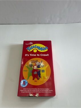 Teletubbies It’s Time To Crawl VHS Tape 2004 Ragdoll PBS Kids Preschool Learning